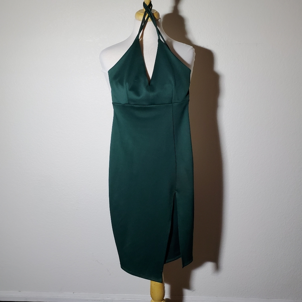Windsor Deep Green Party Cocktail Dress Size S
